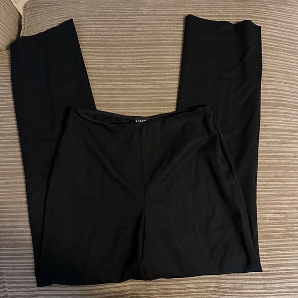Vintage Ralph Lauren black wool pants size 8 - Picture 1 of 9